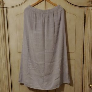 CP Shades Lilac Dobby Weave Velour Maxi Skirt